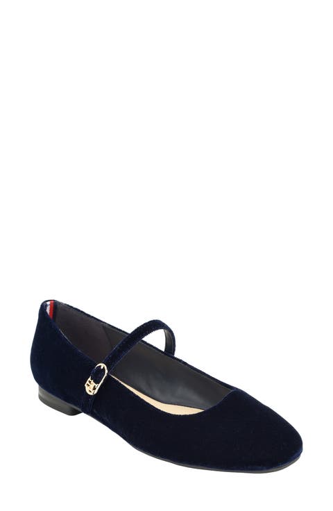 Savoyn Faux Leather Mary Jane Flat