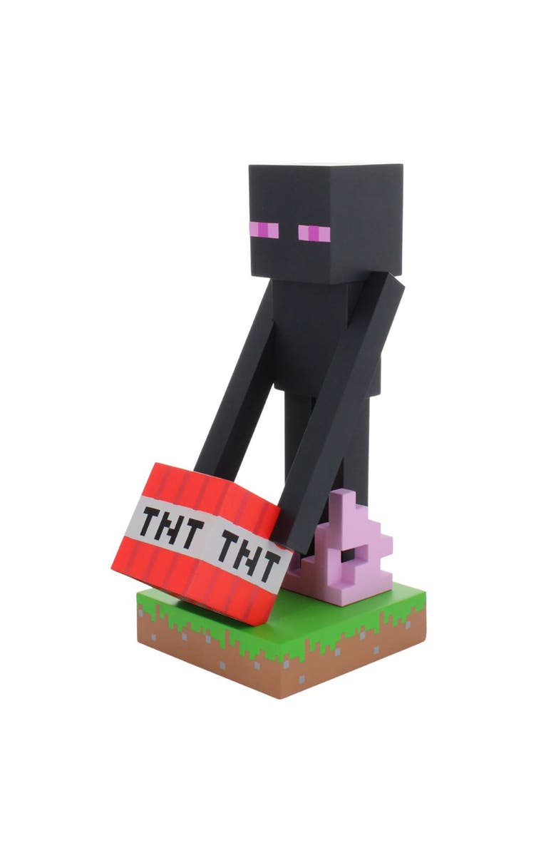 Exquisite Gaming Minecraft Enderman Cable Guys Controller and Phone Holder, Alternate, color, Multicolored