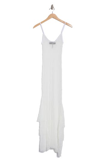 Know One Cares Lace Slipdress In White