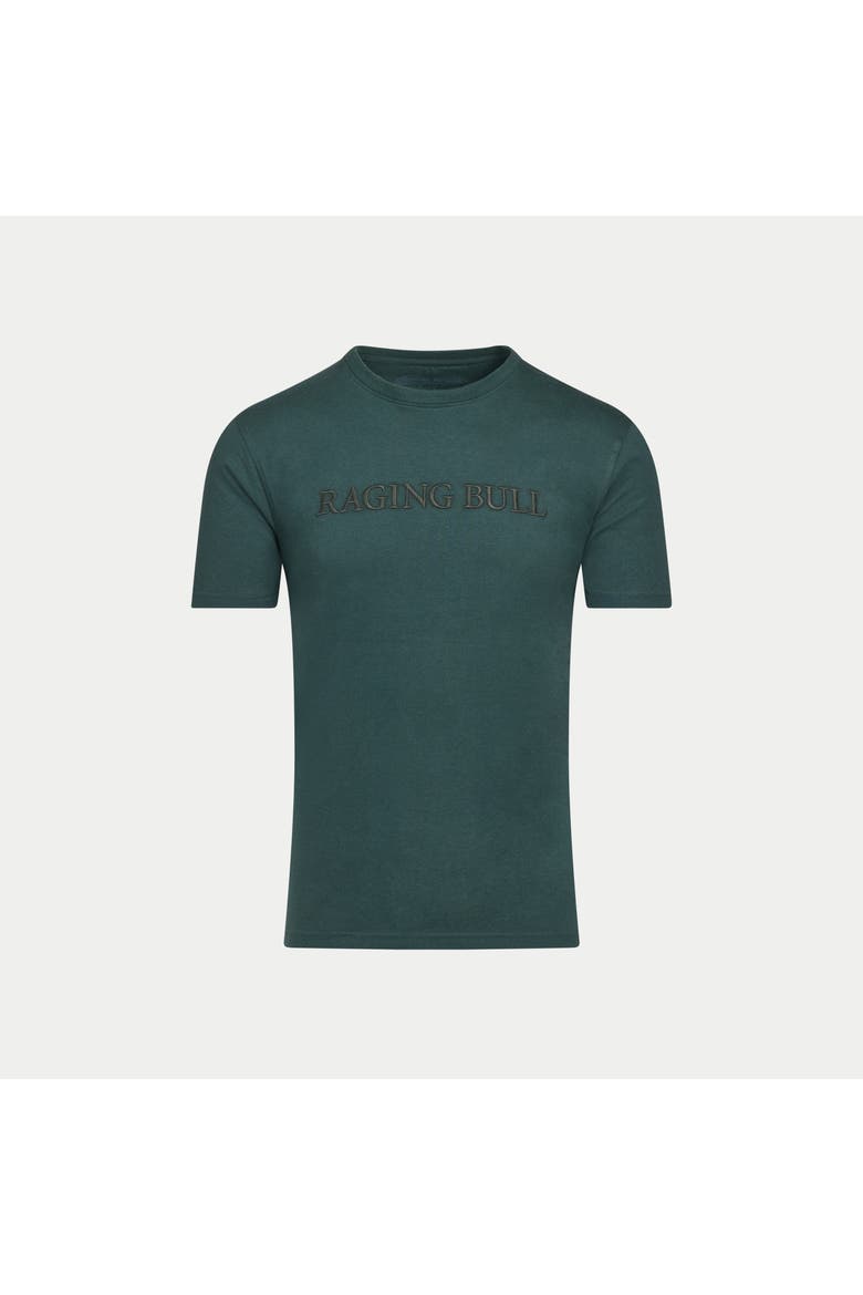 Embroidery T-Shirt, Alternate, color, Forest