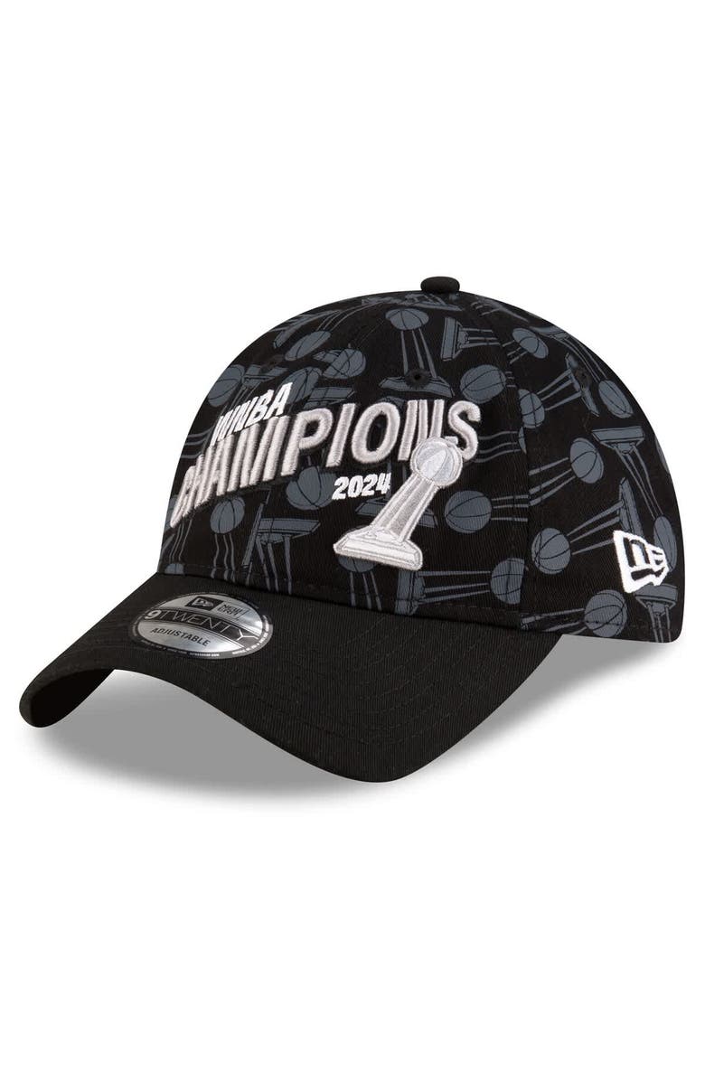 New Era Men's New Era Black New York Liberty 2024 WNBA Finals Champions Locker Room 9TWENTY Adjustable Hat, Alternate, color, 
