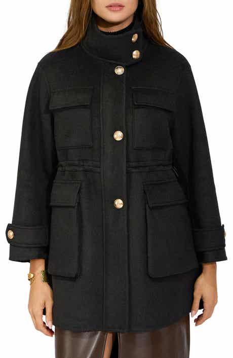 On the Move Drawstring Wool Blend Jacket