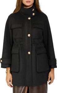 Belle & Bloom On the Move Drawstring Wool Blend Jacket