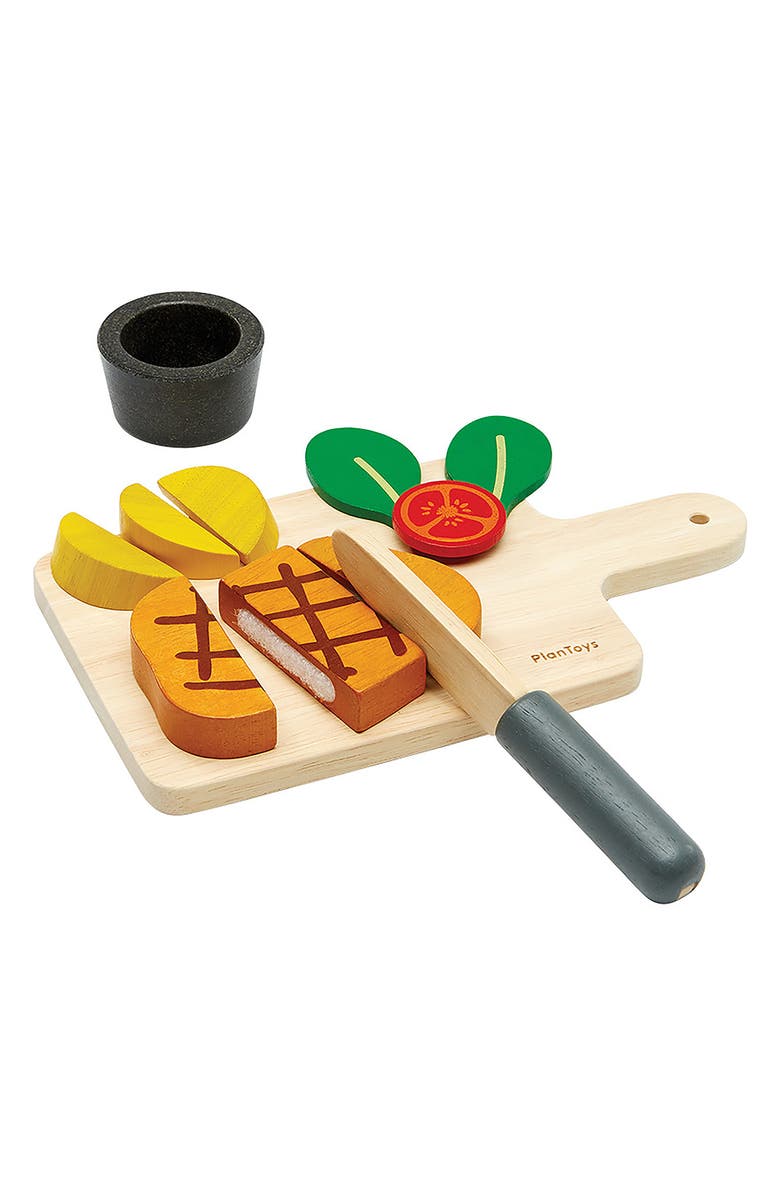 PlanToys<sup>®</sup> Steak Dinner Playset, Alternate, color, Assorted