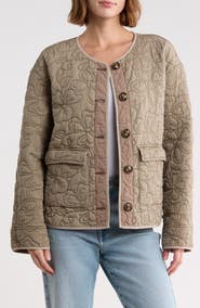 Melrose and Market Quilted Cotton Jacket