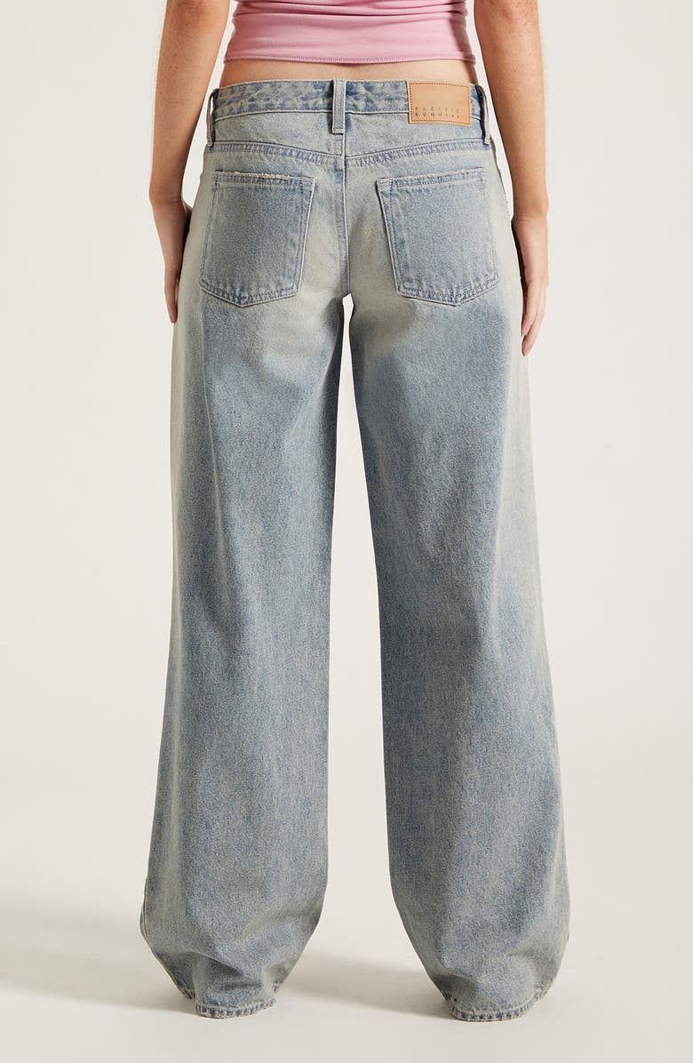 PacSun Casey Low Rise Baggy Jeans, Alternate, color, Medium Indigo
