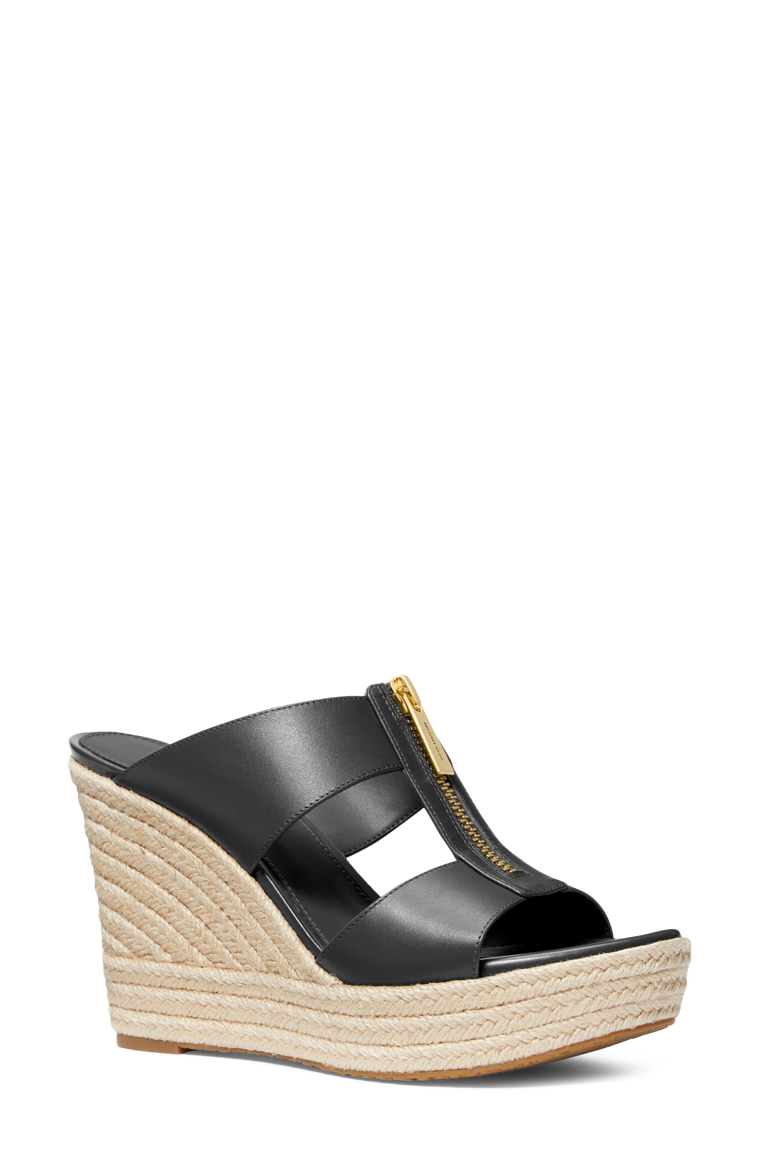 MICHAEL Michael Kors Bradley Espadrille Platform Wedge Sandal, Main, color, 
