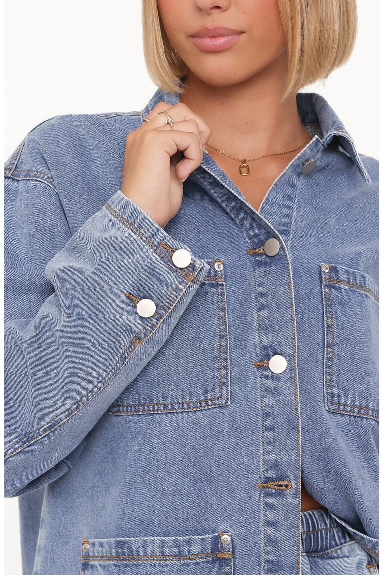 Remy Denim Utility Jacket, Alternate, color, MEDIUM WASH