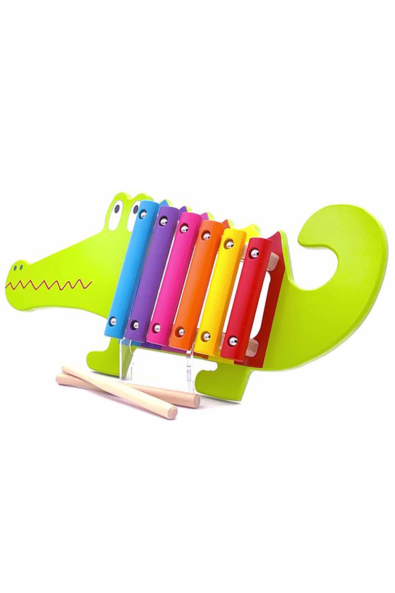 Xylophone Crocodile, Developmental Toy, Ages 3+, Alternate, color, Multicolored