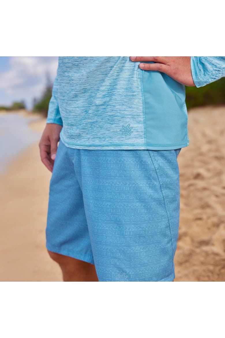 Coastal Board Shorts - 9 Inch, Alternate, color, Baltic Aztec Stripe
