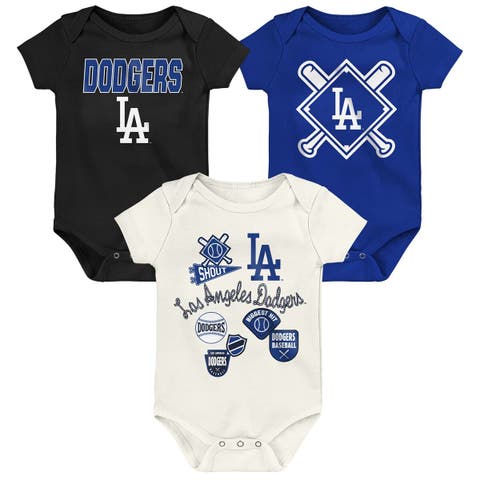 Infant Outerstuff Los Angeles Dodgers Home Plate 3-Piece Creeper Set