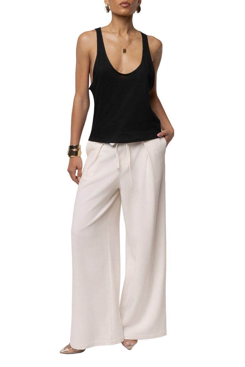 Classic Scoop Neck Tank, Alternate, color, Black