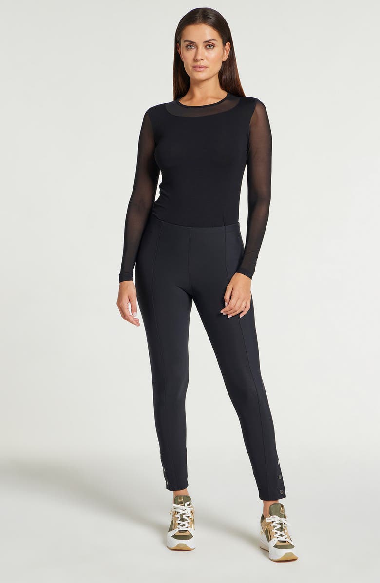 Anatomie Aida Cozy Fleece Lined Legging, Alternate, color, Black