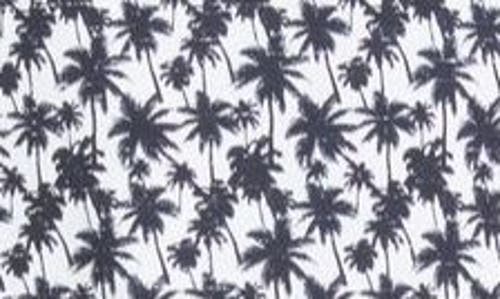 Bugatchi Victor Ooohcotton® Palm Tree Print Polo In Navy