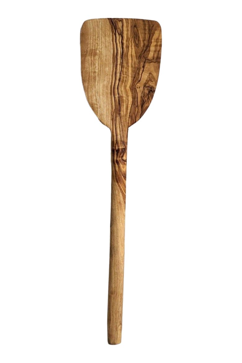 Olive Wood Pancake Spatula, Main, color, Natural