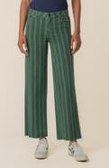 KUT from the Kloth Stripe Stripe High Waist Wide Leg Jeans