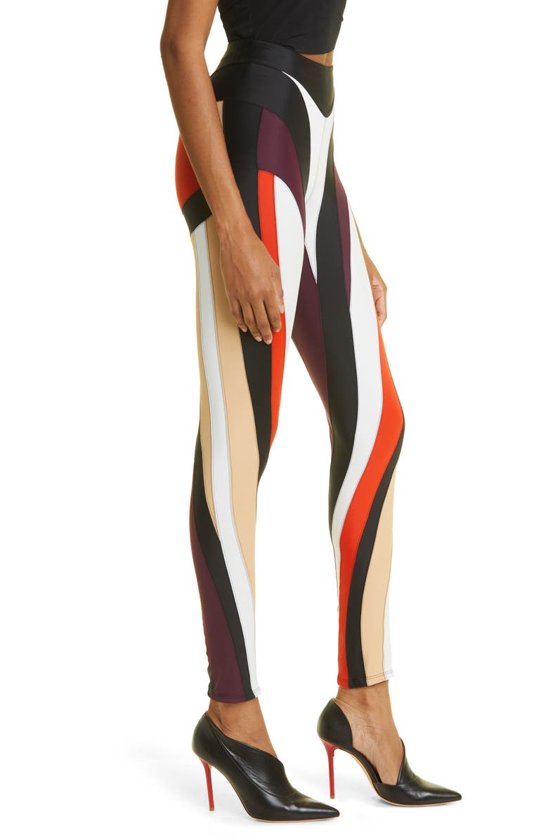 MUGLER Spiral Leggings, Alternate, color, 