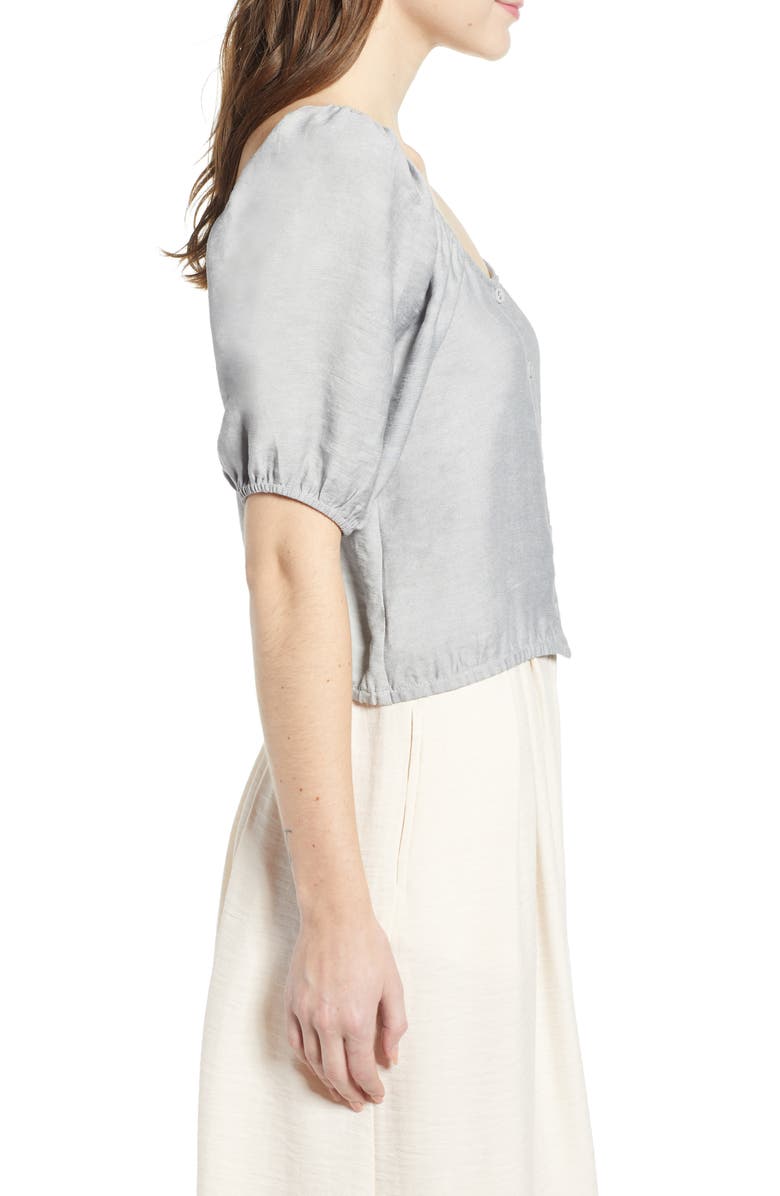 THE ODELLS Square Neck Blouse, Alternate, color, 