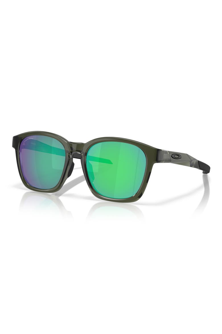 Gender Inclusive Shackle 52mm Square Sunglasses, Alternate, color, OLIVE INK / PRIZM JADE