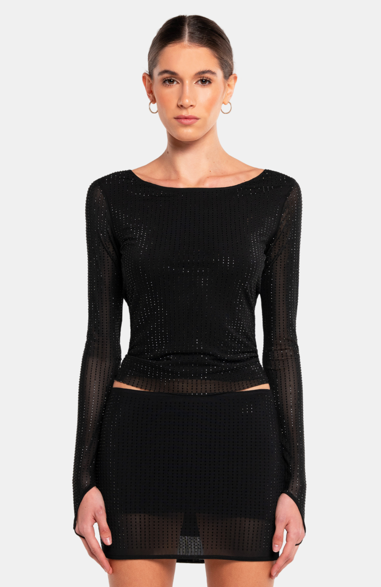 Mesha Rhinestone Blouse