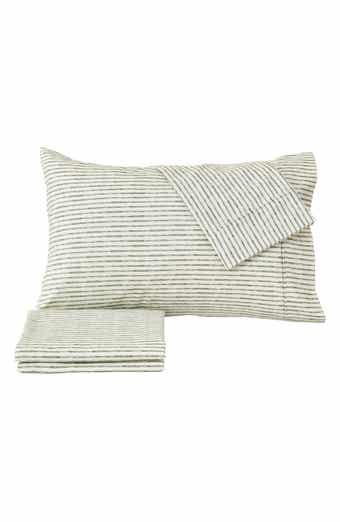 Woven & Weft Stripe Microfiber Sheet Set