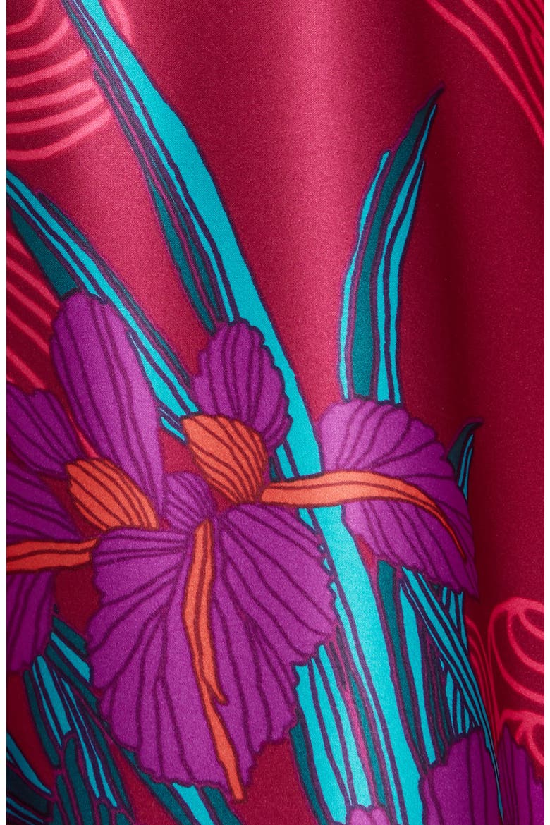Jubako Nightgown, Alternate, color, CRANBERRY