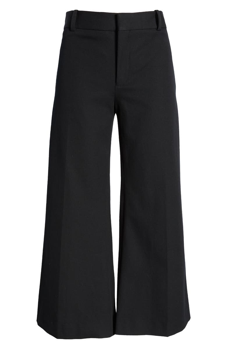 FRAME Le Crop Palazzo Wide Leg Trousers, Alternate, color,
