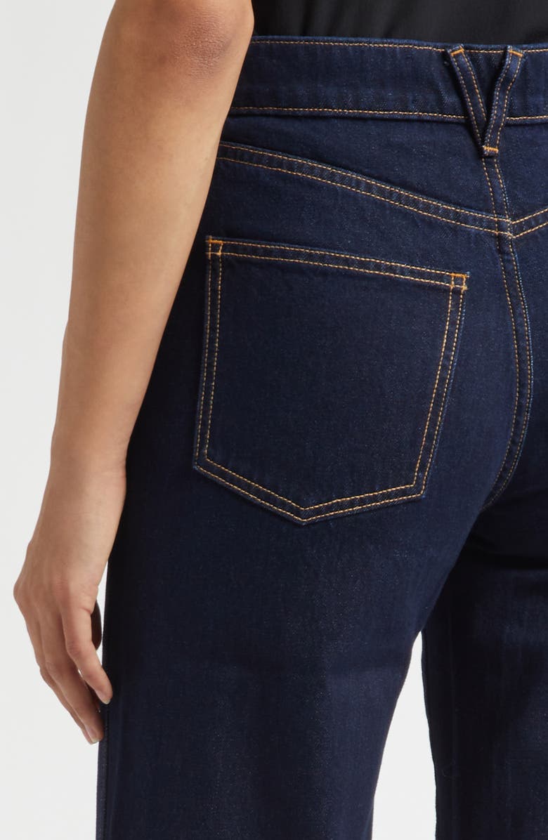 Veronica Beard Kasey Wide Leg Jeans, Alternate, color, Indigo Rinse