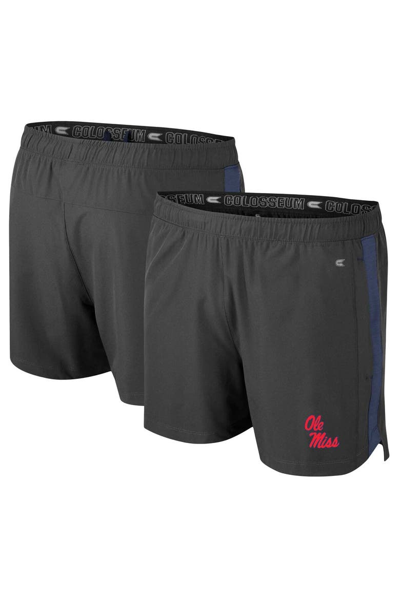 COLOSSEUM Men's Colosseum Charcoal Ole Miss Rebels Langmore Shorts, Main, color, 