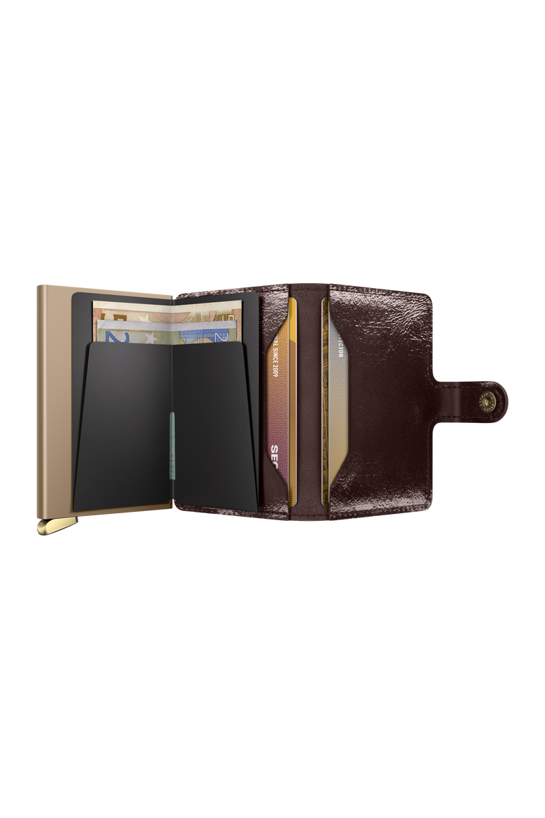 Premium Miniwallet+ Naplak, Alternate, color, Mahogany