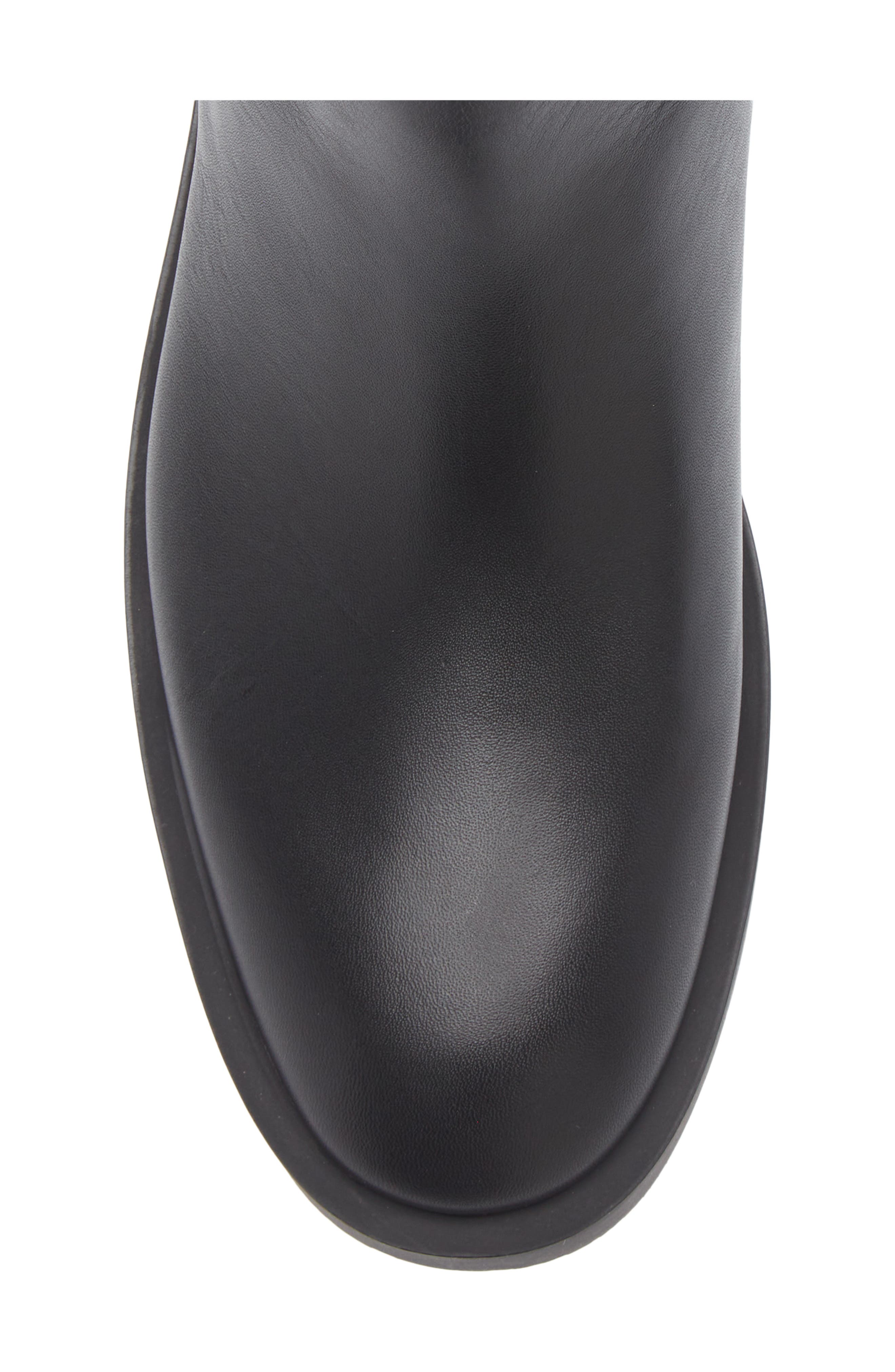 Stuart Weitzman Sondra Chelsea Bootie, Alternate, color, Black Leather