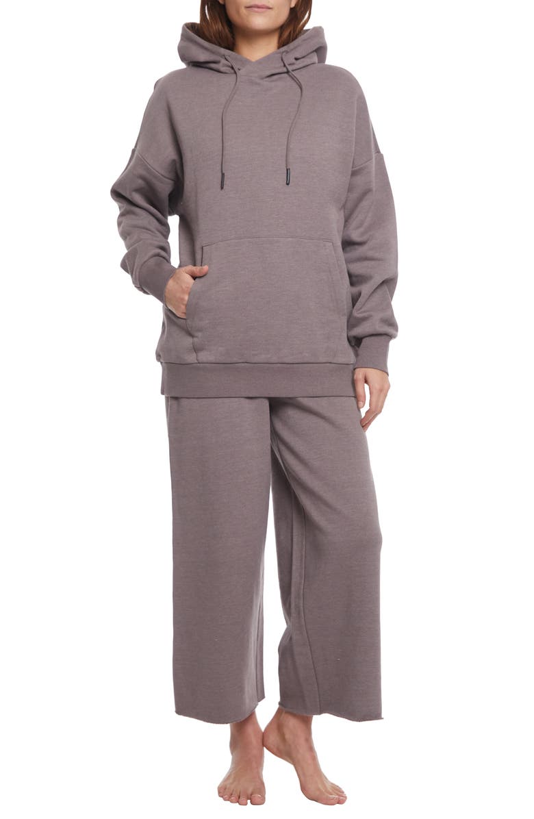 SAGE COLLECTIVE Cover Your Assets Knit Hoodie, Main, color, 