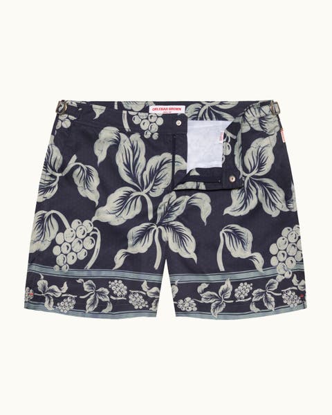 Bulldog Exclusive-Print Mid-Length Swim Shorts