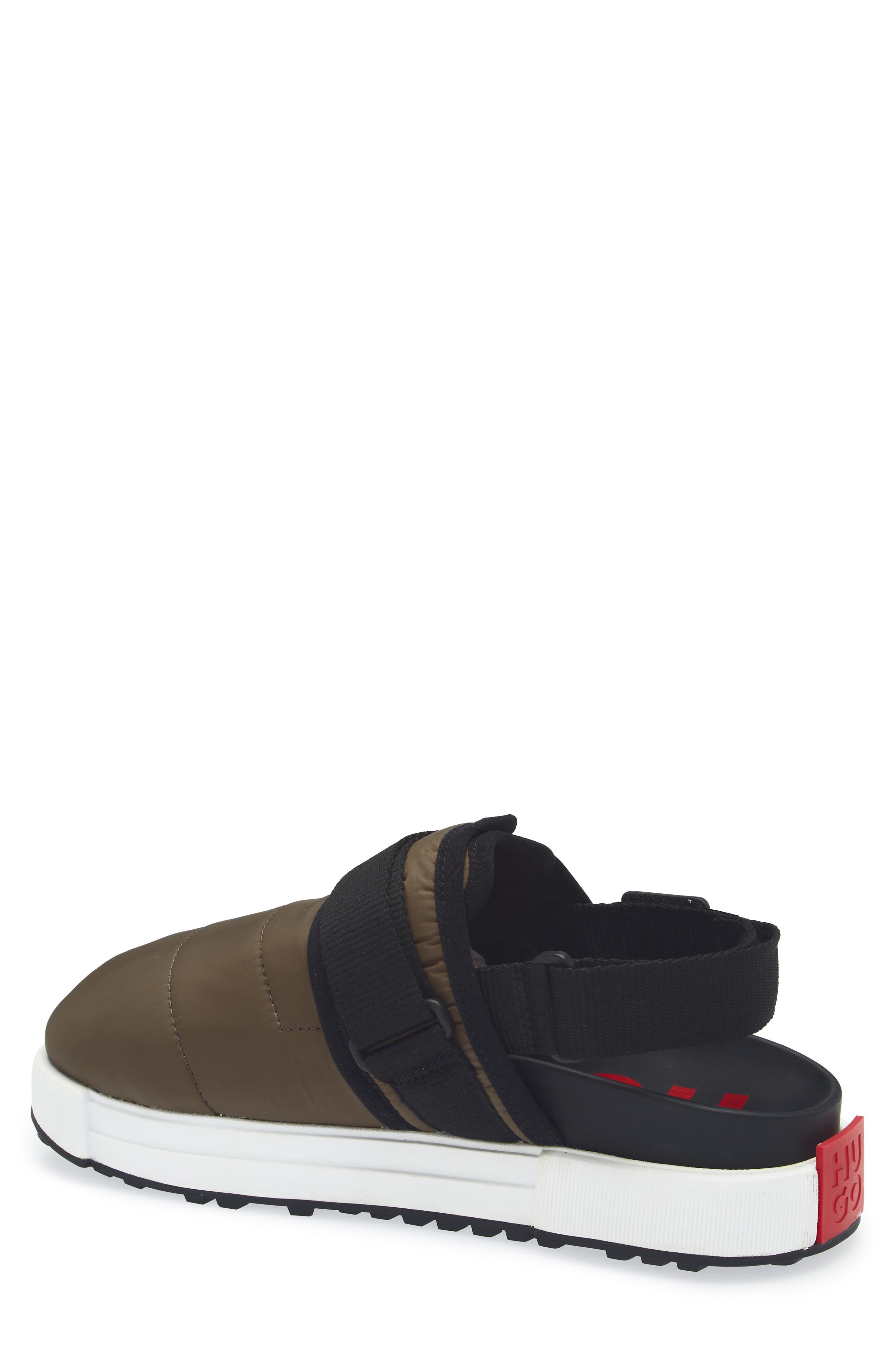 BOSS Delmar Slingback Slipper, Alternate, color, Open Green