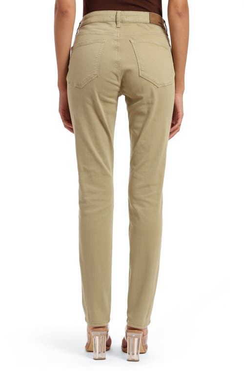 Mavi Jeans Kathleen High Waist Slim Fit Jeans In Slate Green