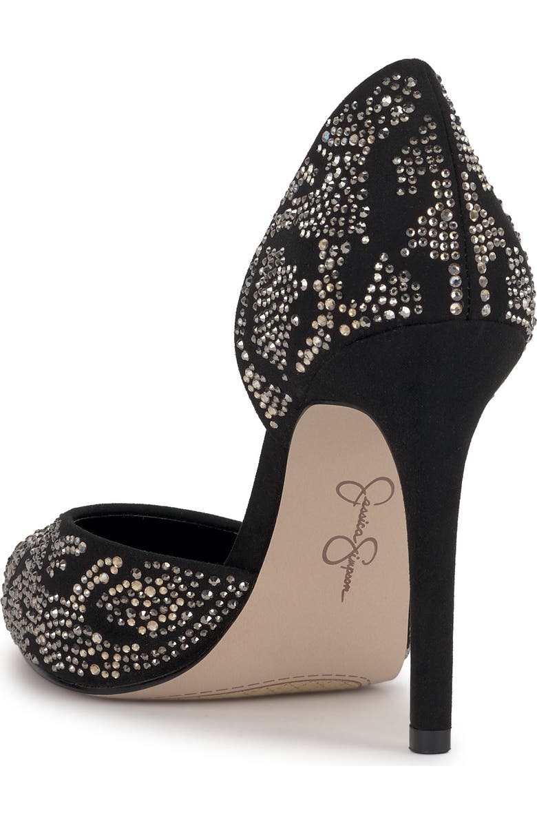 Jessica Simpson Prizma Rhinestone Pump, Alternate, color, Black