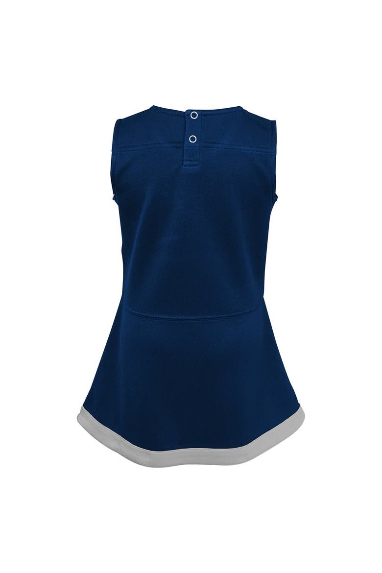 Girls Toddler Navy Penn State Nittany Lions Cheer Captain Dress with Bloomers, Alternate, color, Navy