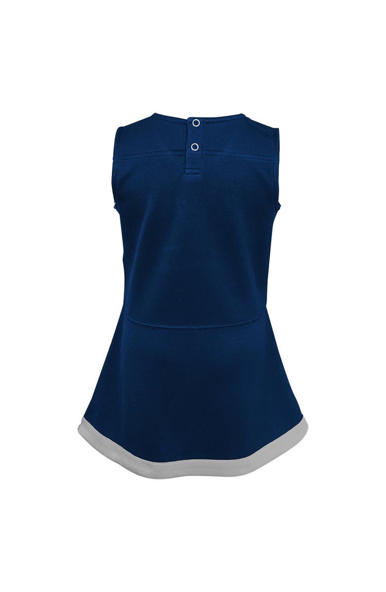 Outerstuff Girls Toddler Navy Penn State Nittany Lions Cheer Captain Dress with Bloomers, Alternate, color, Navy