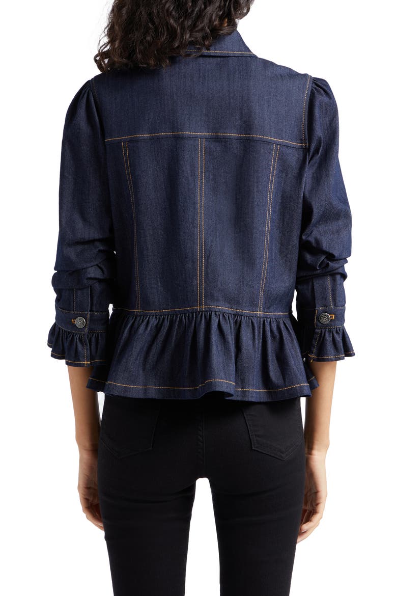 Delanie Denim Jacket, Alternate, color, INDIGO