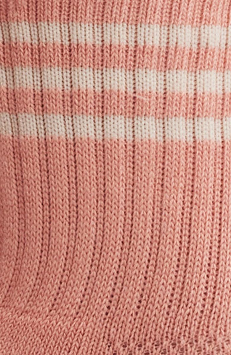 Le Bon Shoppe Girlfriend Stripe Quarter Socks, Alternate, color, 