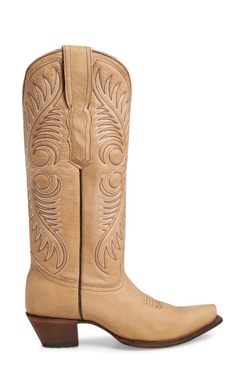 G Circle G Embroidered Western Boot In Brown