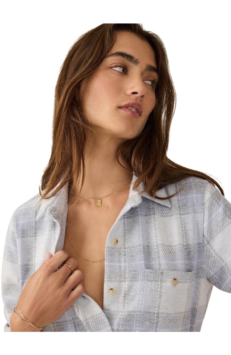 Faherty Legend Plaid Shirt, Alternate, color, Blue Ravine Plaid