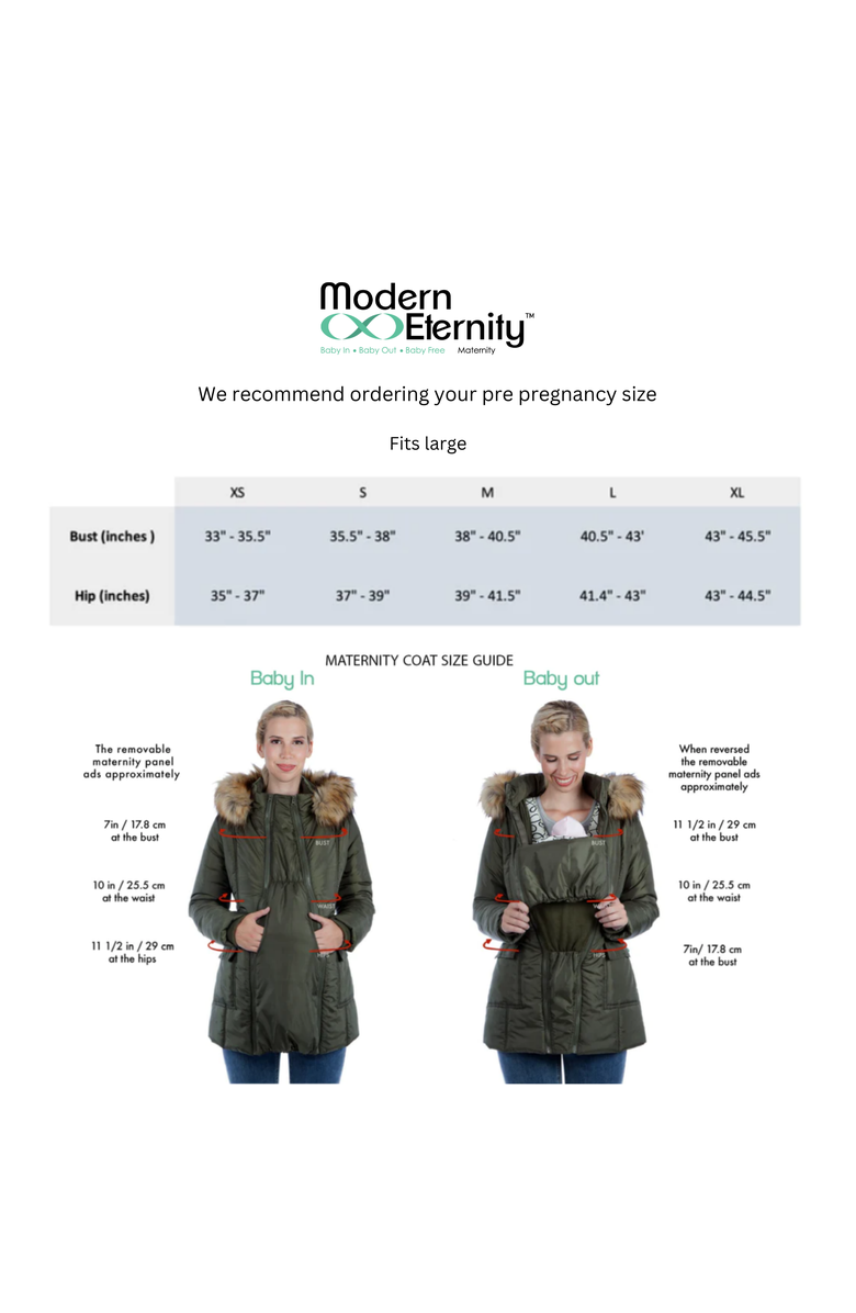 Modern Eternity Maternity Addison 3-in-1 Waterproof Maternity Windbreaker, Alternate, color, Light Graphite