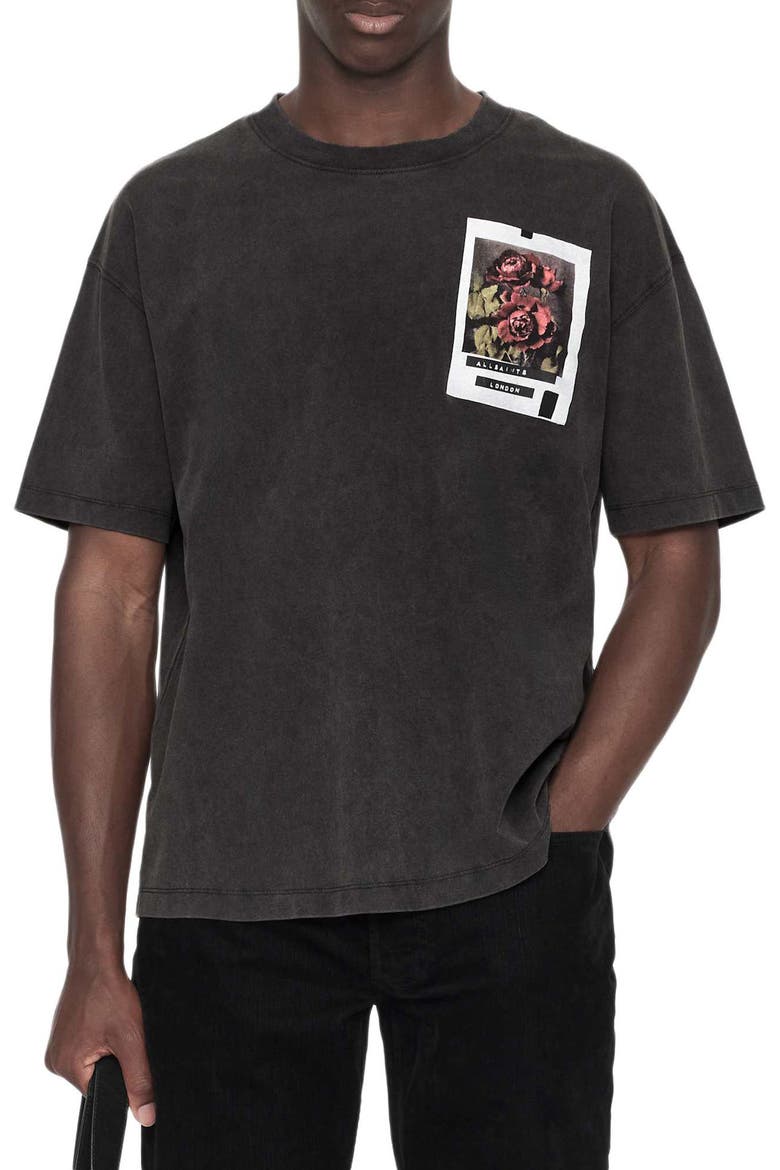 London City Graphic T-Shirt, Main, color, WASHED BLACK