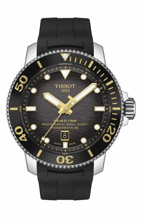 Seastar 2000 Professional Powermatic 80 Rubber Strap Watch, 46mm