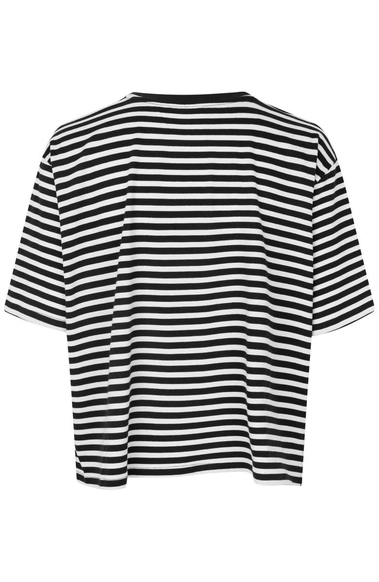 Masai Copenhagen Doreann Round Neck Short Sleeve T-Shirt, Alternate, color, Black