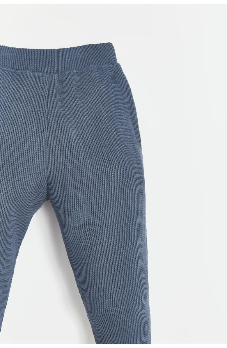 Babycottons Waffle Jogger for Little Kid & Big Kid, Alternate, color, Blue-Graphite