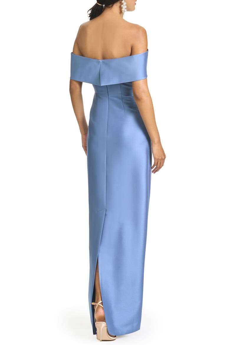 Michelle Off the Shoulder Mikado Gown, Alternate, color, TWILIGHT