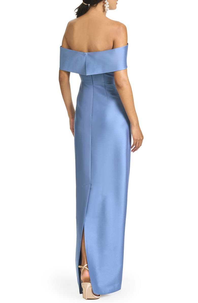 Sachin & Babi Michelle Off the Shoulder Mikado Gown, Alternate, color, Twilight