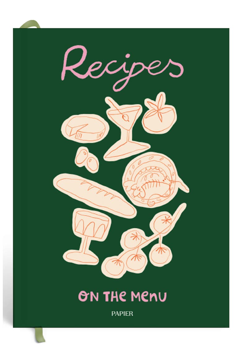 Al Fresco Recipe Journal, Main, color, MEDIUM GREEN